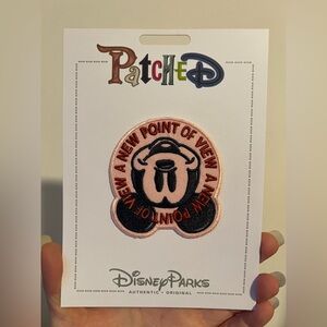 Disney Silver Patch with Mickey Mouse